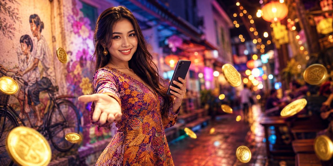 Taruhan sukan kriket dengan rekabentuk batik Pulau Pinang di platform 65000